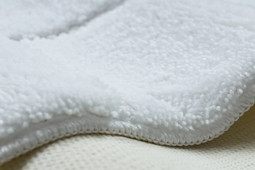 Koberec do kúpeľne SUPREME LINES, biely