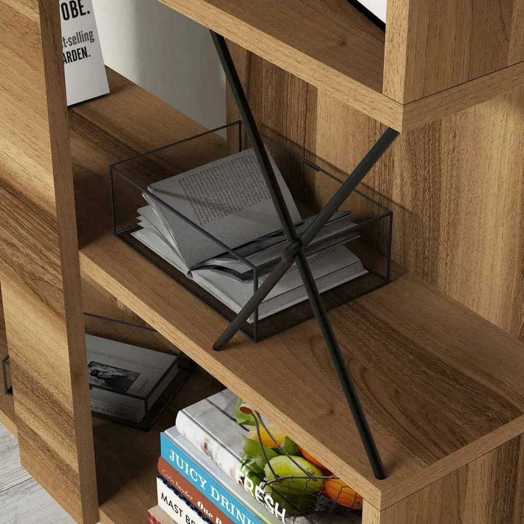 Knižnica Extra Walnut
