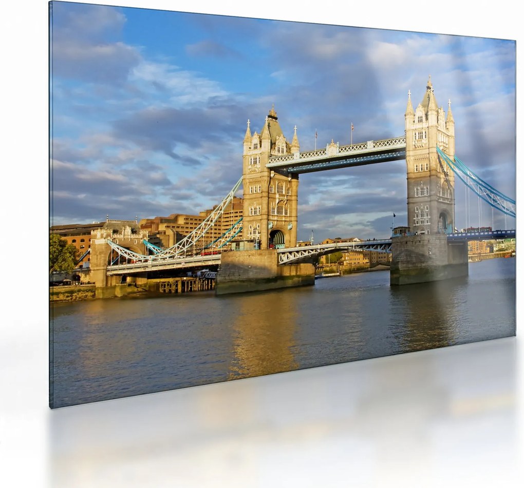Sklenený obraz - Tower Bridge (70x50 cm)