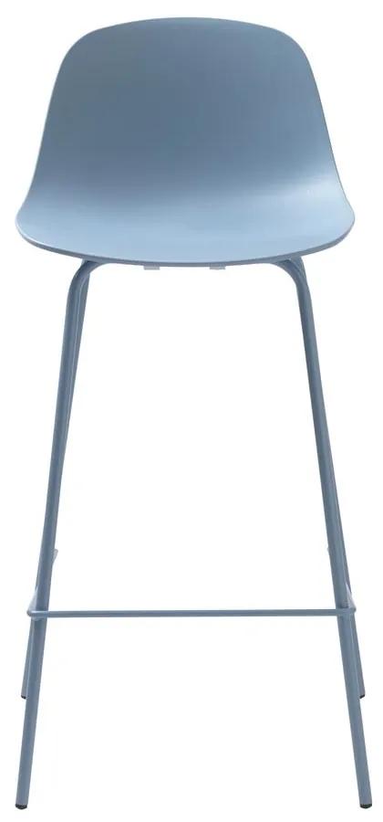 Svetlomodrá plastová barová stolička 92,5 cm Whitby – Unique Furniture