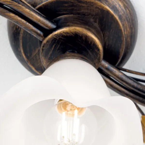 Orion DL 7-789/5 - Prisadený luster SISI 5xE14/40W/230V bronz/patina