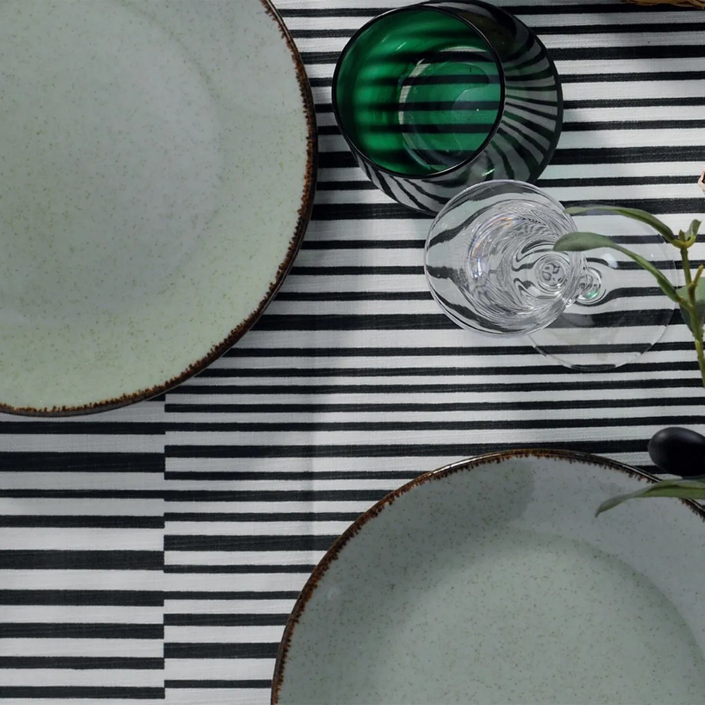Porcelánová sada 24 ks talířů GreenFantasy zelená