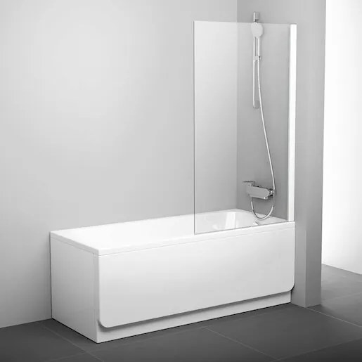 Ravak Pivot vanová zástěna 140x80 cm bílá 79840100z1 PVS180T0