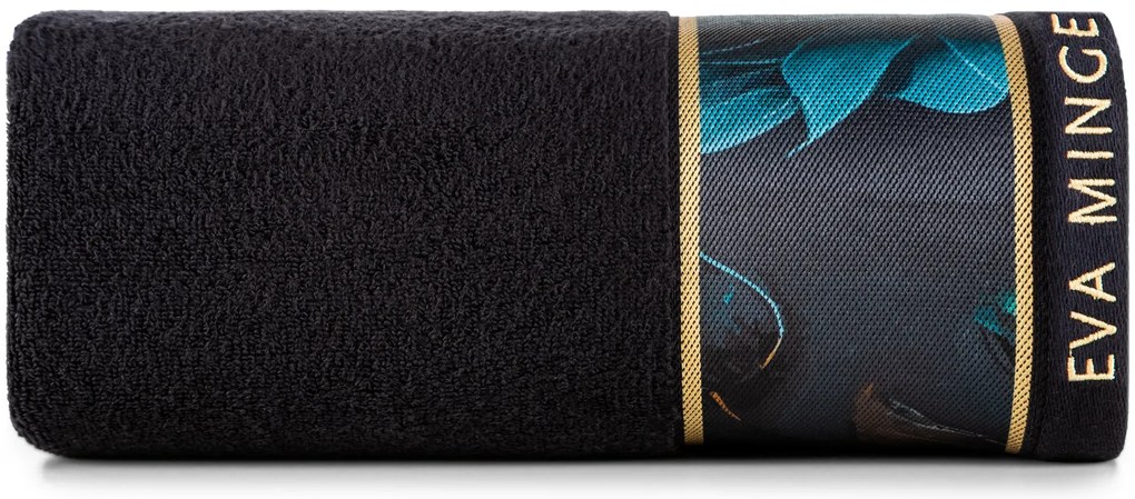 FROTÉ UTERÁK EVA MINGE12 50X90 CM ČIERNA