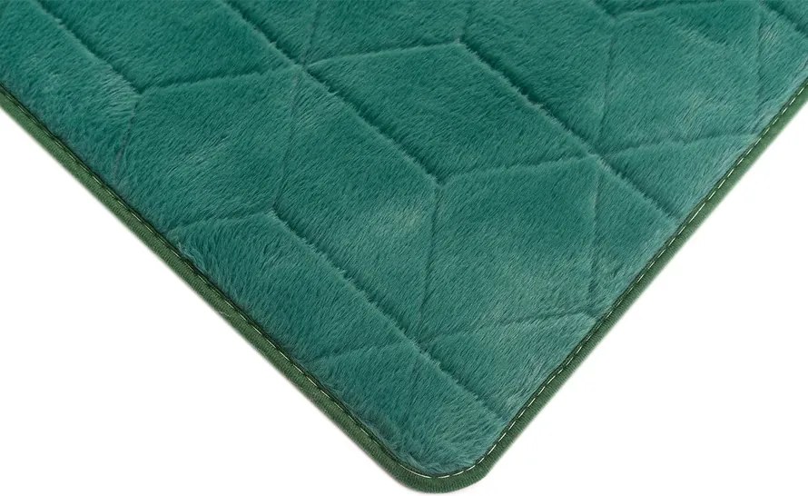 TZ Zelený obdĺžnikový koberec 3D Rabbit Rozmer: 140x200