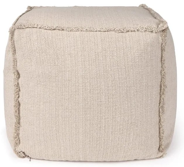 Krémový sedací vak Handloom – Lorena Canals