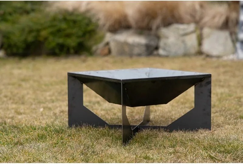 Vento Záhradné ohnisko 70 x 70 x 30 cm, corten CORGARDEN 1015