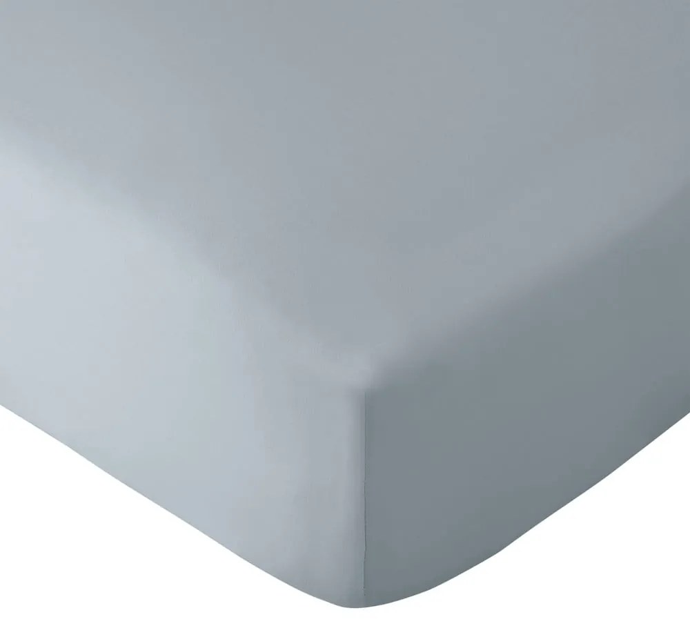 Modrosivá napínacia plachta z mikrovlákna 185x200 cm So Soft Easy Iron – Catherine Lansfield