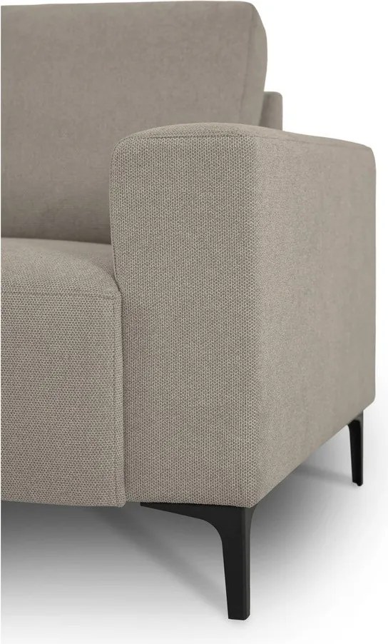 Svetlohnedá ženilková rohová pohovka (ľavý roh/do L) Fabian – Scandic