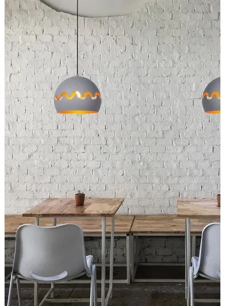 Lucide 30484/28/36 - Luster na lanku CORENTIN 1xE27/60W/230V šedá