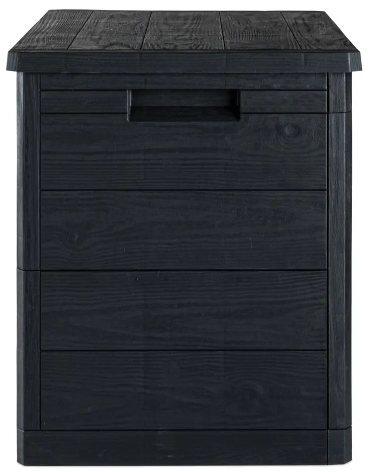 Antracitový záhradný úložný box Woodys – Toomax