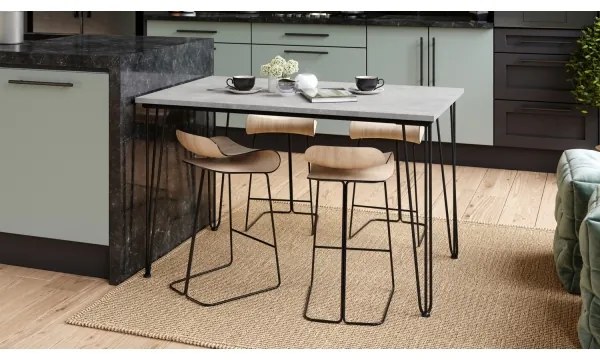 Jedálenský stôl HALIJA, betónová šedá