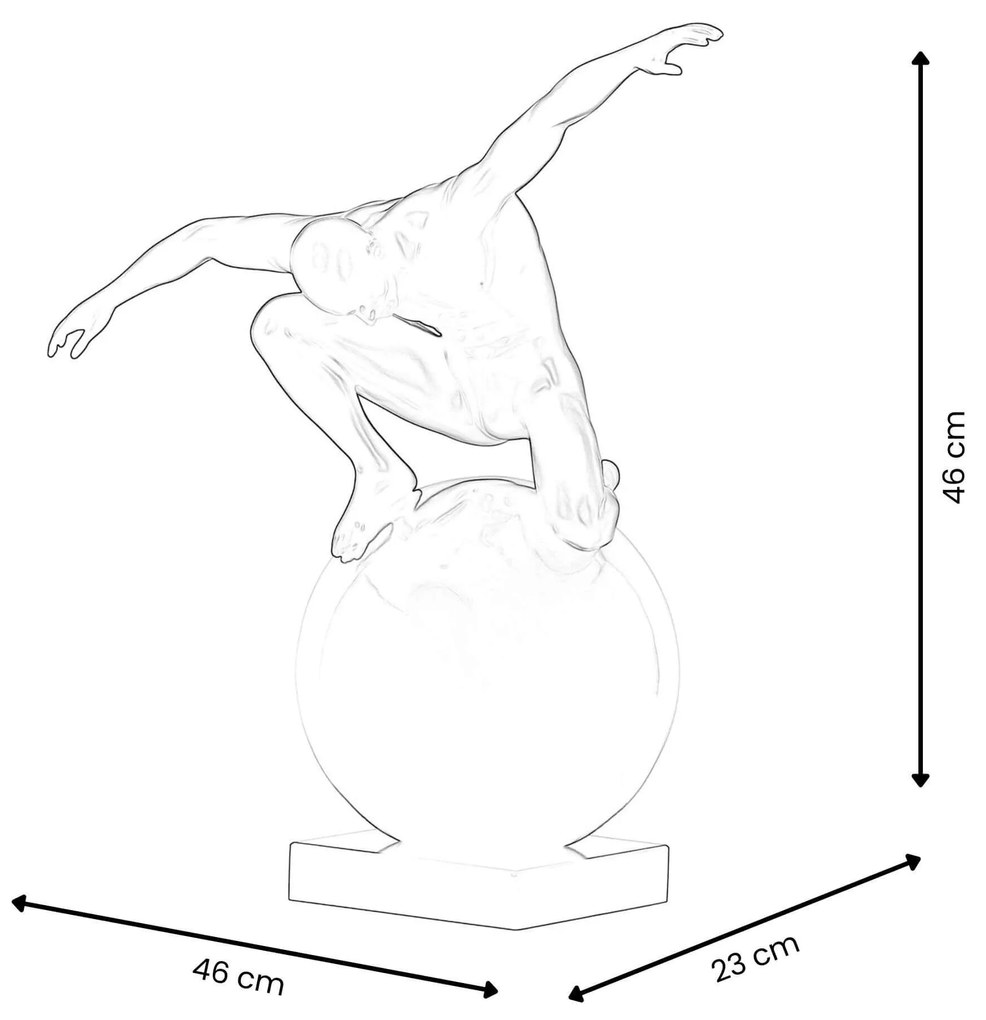 Italy design B&W lampa DOMINANCIA