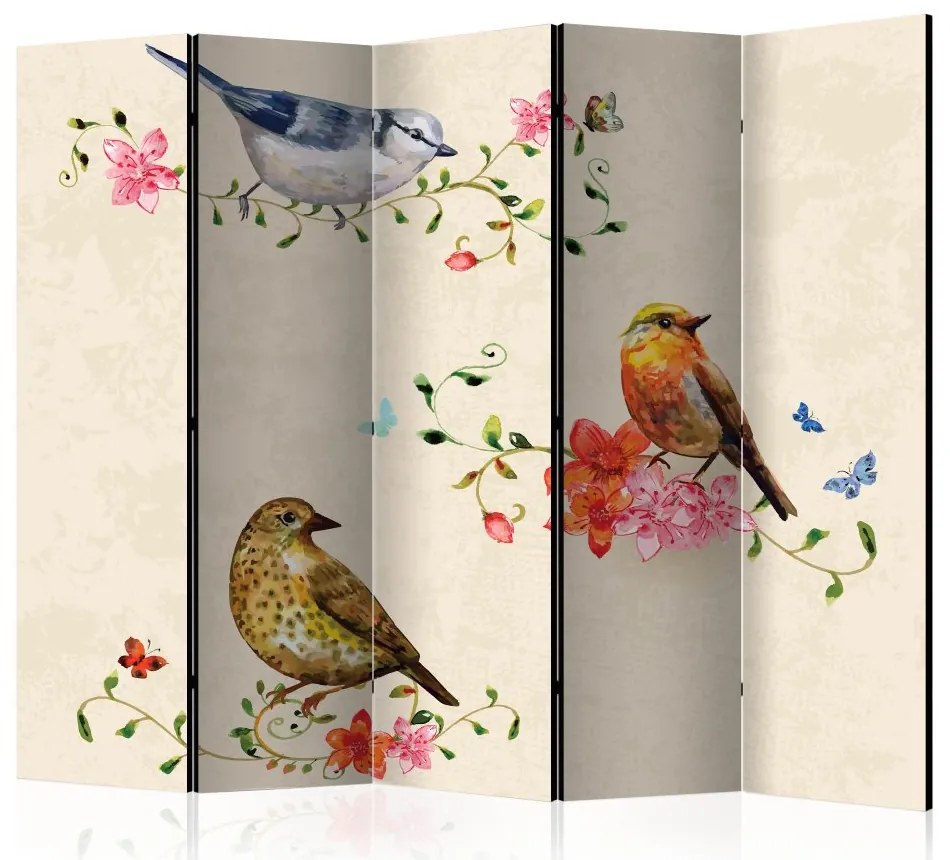 Artgeist Paraván - Bird Song II [Room Dividers]