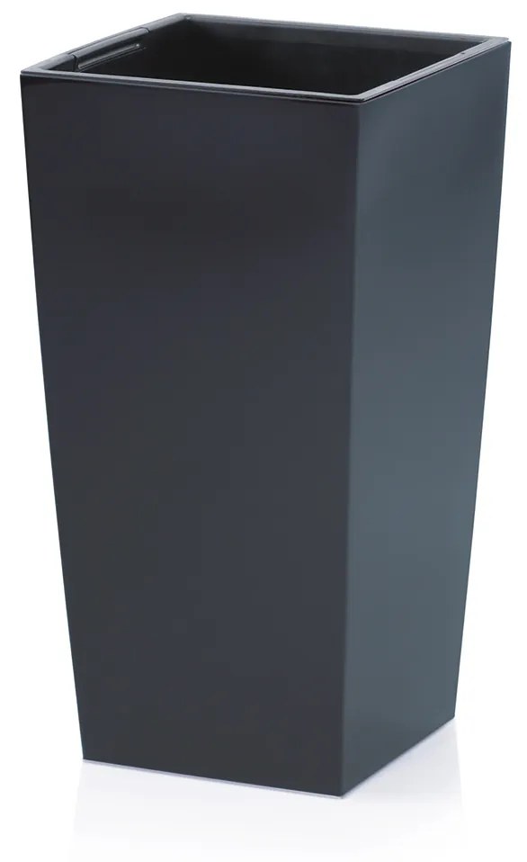 Prosperplast Kvetináč s vložkou Urbi Square (24 x 45 x 24 cm (Š x V x H), antracitová) (100275788)