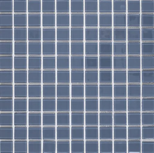 Sklenená mozaika Premium Mosaic světle šedá 30x30 cm lesk MOS25LGY