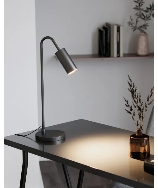 ByRydens 4002580-4002 - Stolová lampa CURVE 1xGU10/7W/230V čierna