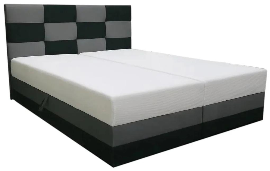 Manželská posteľ LUISA vrátane matraca,180x200, Cosmic 100/Cosmic 160
