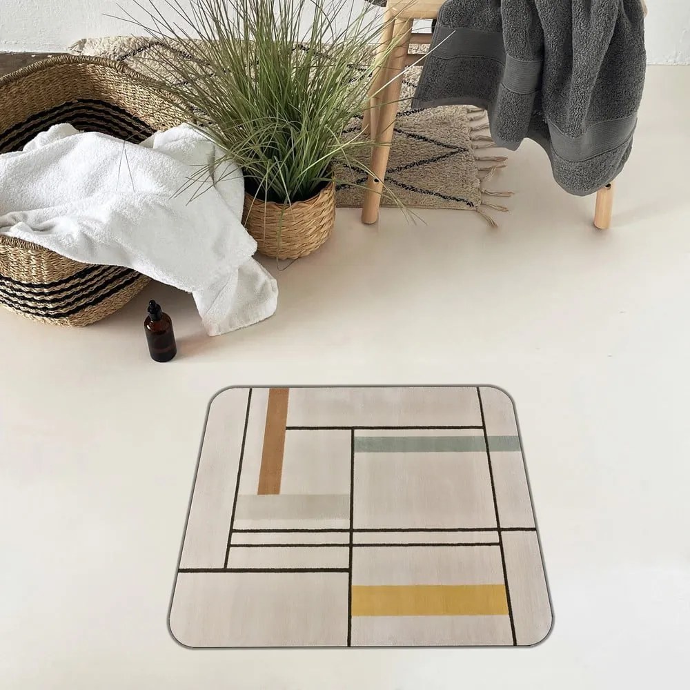 Svetlohnedé kúpeľňové predložky v súprave 2 ks 60x100 cm – Mila Home