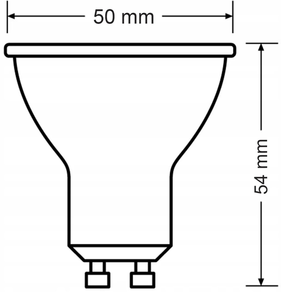 LED žiarovka Philips GU10 - 4,6 W - 355 Lm 36 ° - teplá biela - CorePro Premium