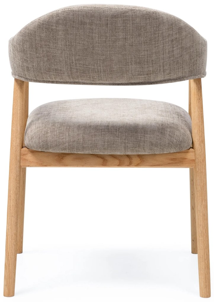 Jedálenská stolička Sorrento béžová/dub