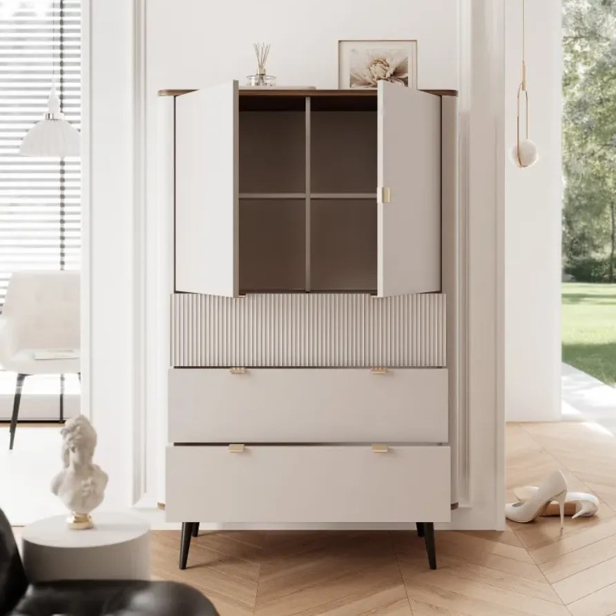 Moderná komoda NICOLA 90 cm kašmír