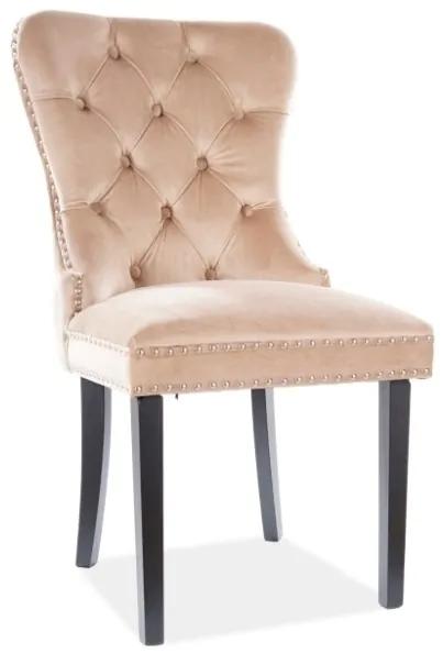 Luxusná jedálenská stolička BARON béžová