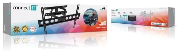 CONNECT IT CMH-7600-BK - Nástenný držiak pre TV 32-70” čierna