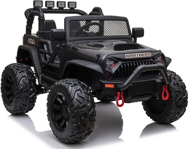 LEAN CARS Jeep JC666 batéria auto čierna lakovaná