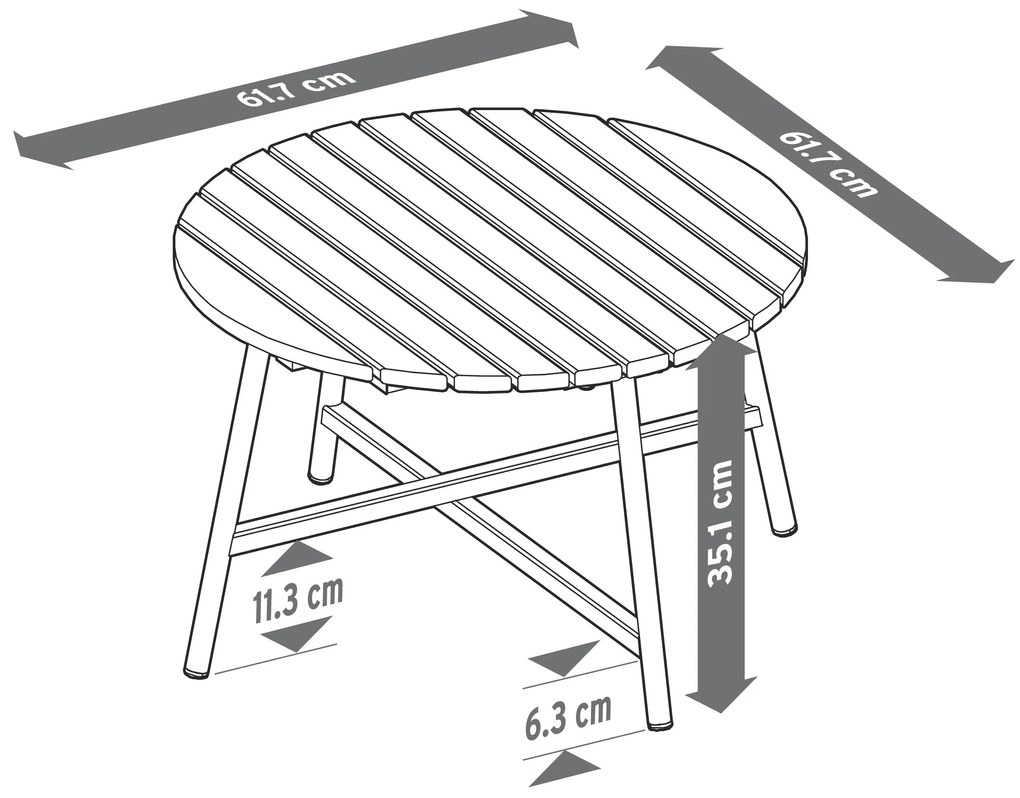 Príručné stolíky »Elin«, 2 ks