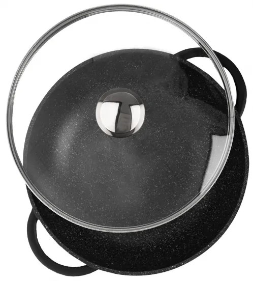 Orion domácí potřeby Pánev GRANDE Wok s poklicí pr. 32 cm