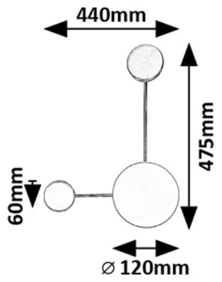 Rabalux 71274 - LED Nástenné svietidlo AMADEO LED/7W/230V 3000K
