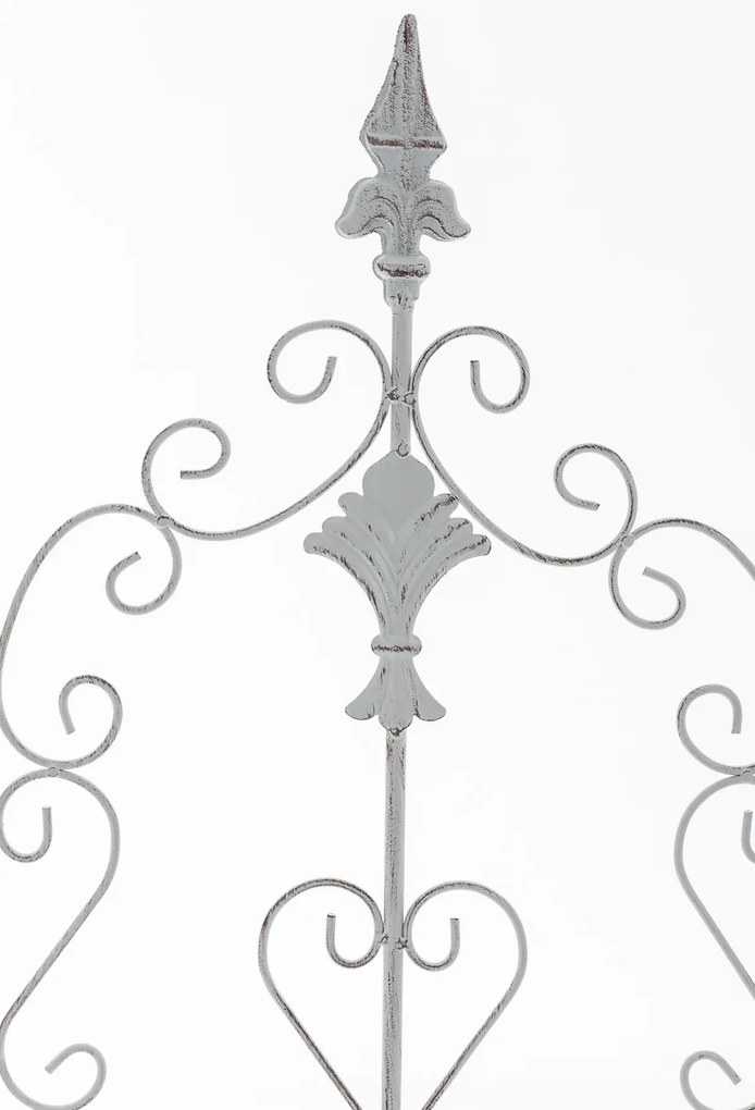 Mriežka na ruže Burg - 122 x 35 cm - Biela antik