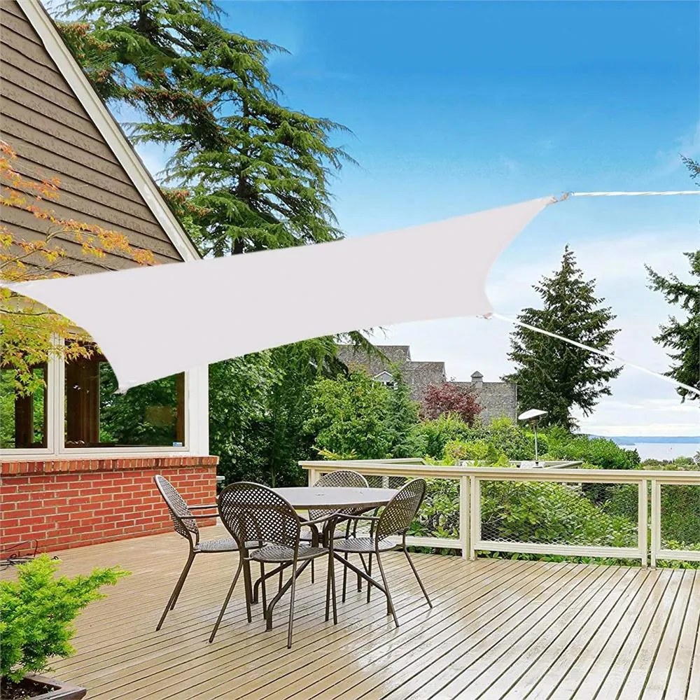 SPRINGOS Tieniaca plachta 5x5 m štvorcová SN1021 - sivá