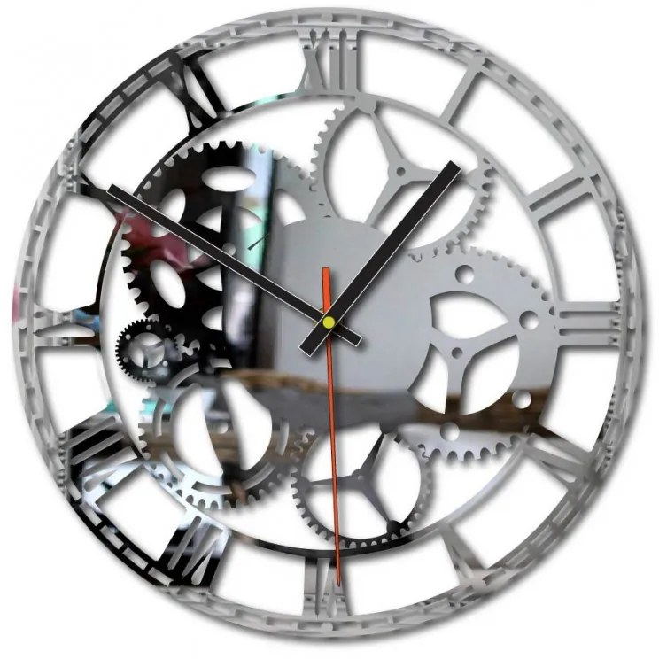 Nástenné hodiny Quartz, nalepovacie dekorácie, 3D zrkadlové nálepky Xmomo X0071-Trendy wall clock