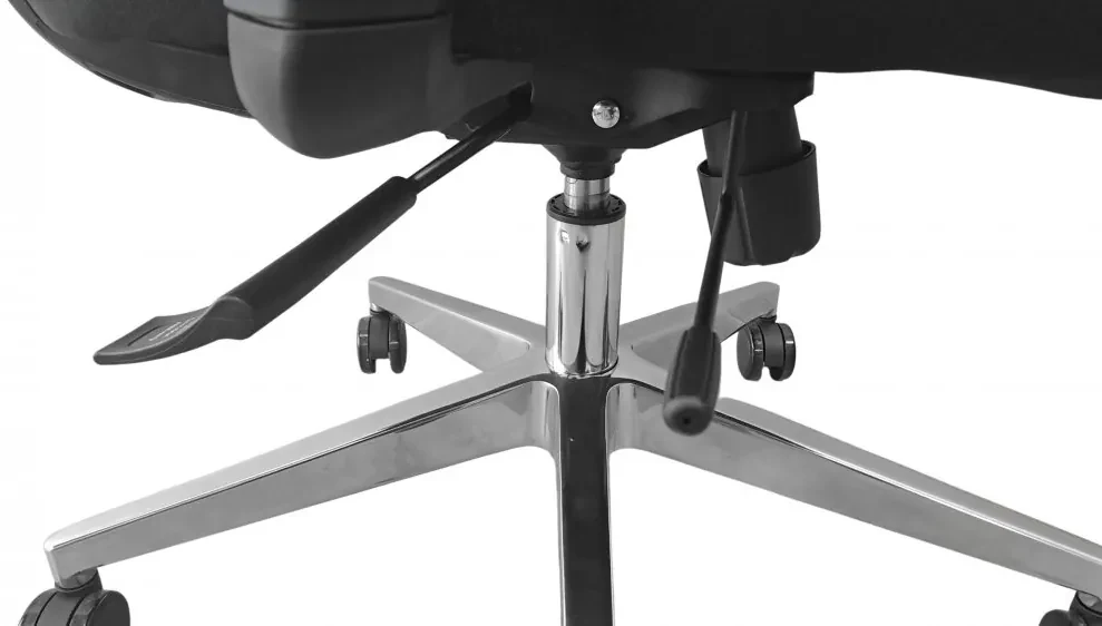 Kancelárska ergonomická stolička Neoseat FLEX PRO — čierna, nosnosť 150 kg