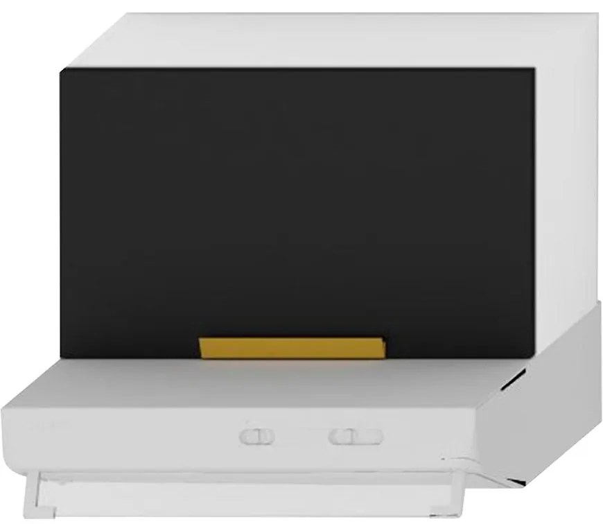 Kuchynská skrinka Denis w60okgr čierna mat/biela