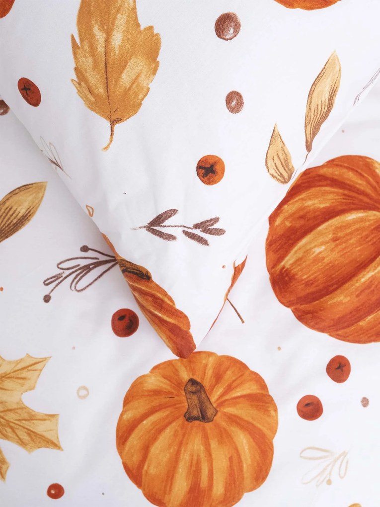 Bavlnená obliečka na vankúš Renforcé 40 × 60 cm - Jesenná nálada