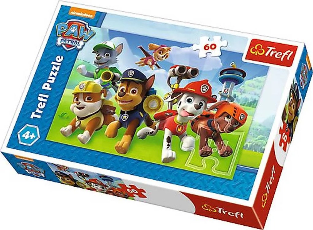 TREFL Puzzle Paw Patrol Pripravení k akcii 60 d