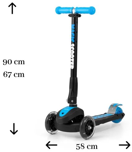 Kolobežka Magic modrá