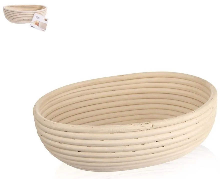 Ošatka na chlieb oválna, 28x22x9 cm