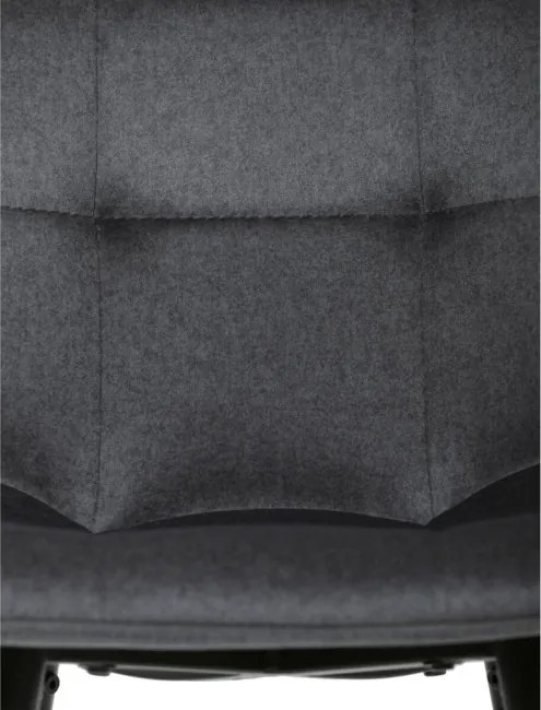 Barová stolička zamatová, sivá AUB-X7015 GREY2