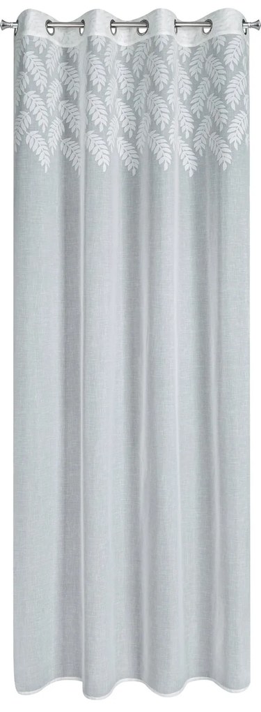 ZÁCLONA NA KRÚŽKOCH ANET 140X250 CM BIELA