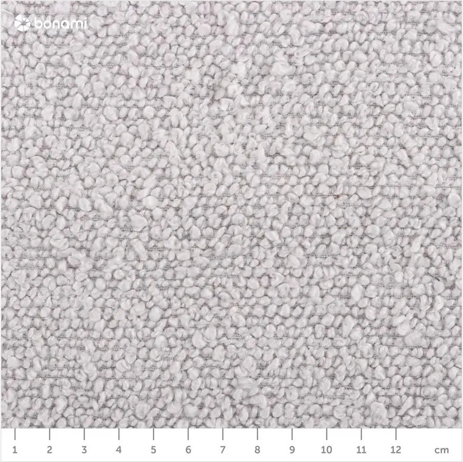 Svetlosivá rohová pohovka z textílie bouclé (variabilná/do L) Molino – Micadoni Home