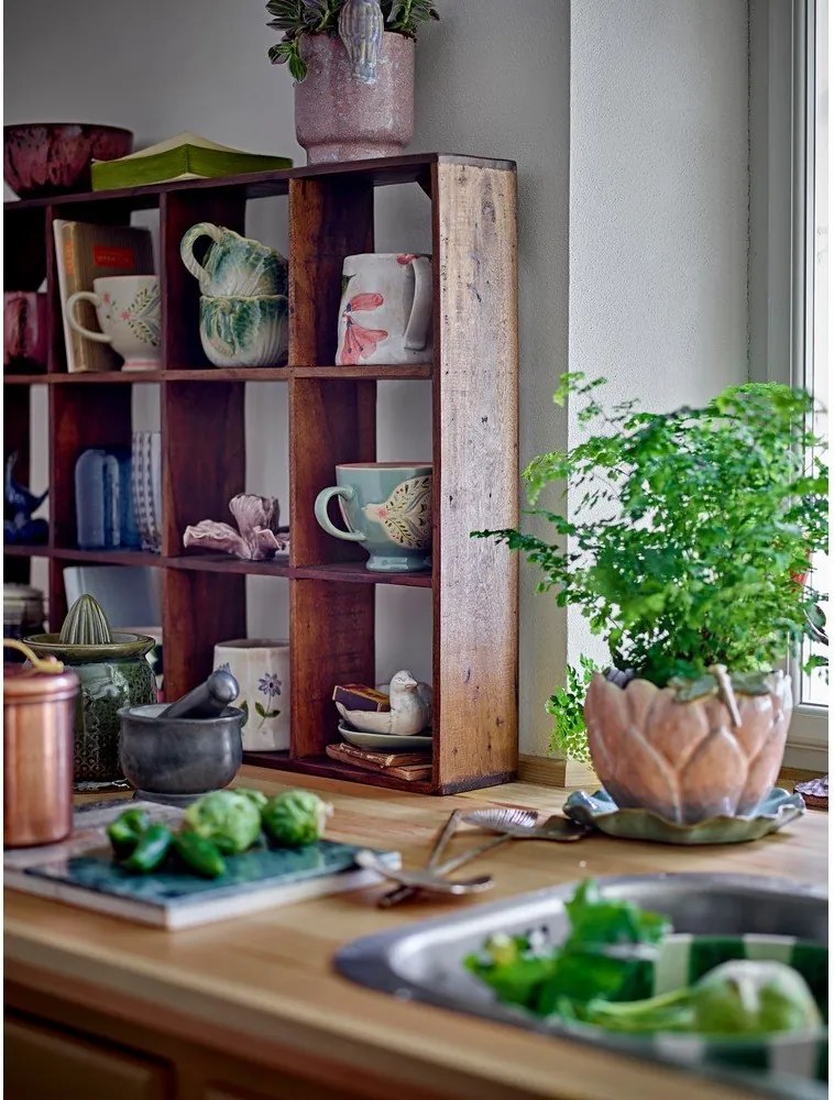 Poschodová polica z recyklovaného dreva v prírodnej farbe 53 cm Tilo – Bloomingville