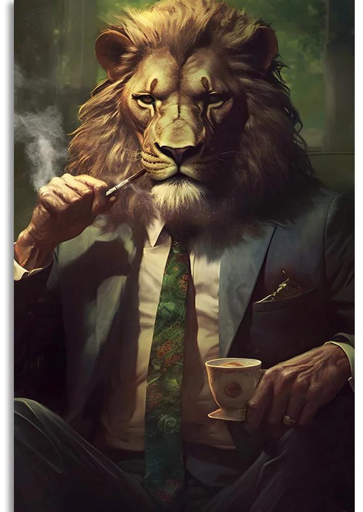 Obraz zvierací gangster lev