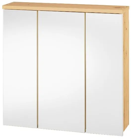 Livarno home Skrinka so zrkadlom Palermo, 66 x 64 x 17 cm  (100389389)