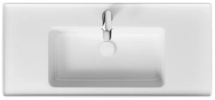 Cersanit Crea, závesná skrinka s umývadlom 100cm, set B117, dub, S801-290