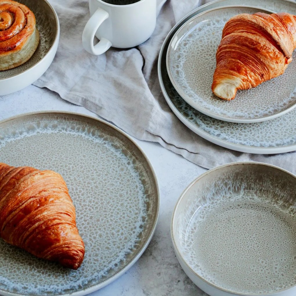 Mäser Jedálenská súprava riadu 16 ks MALEA – béžová