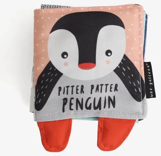 Wee Gallery Látková knižka: Pitter Patter Penguin